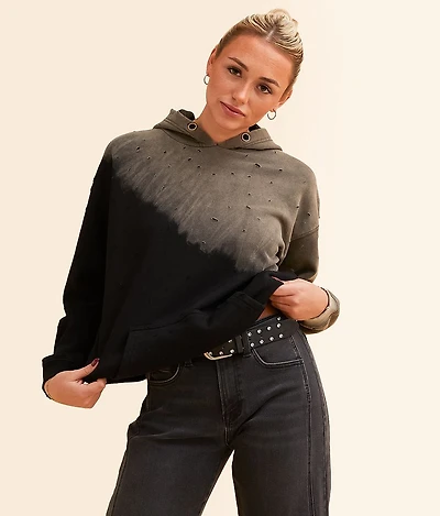 Dip Dye Hooded Sweatshirt