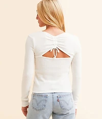 Cinch Tie Open Back Top