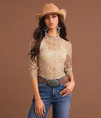 Western Mesh Top