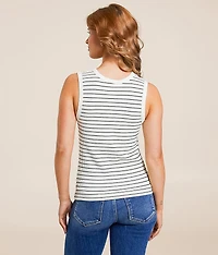 Ribbed Contour Tank Top