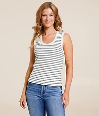 Ribbed Contour Tank Top