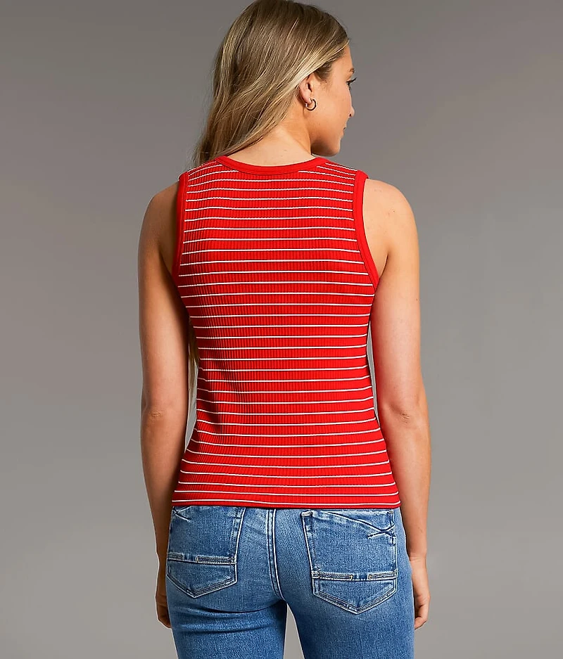 Ribbed Contour Tank Top