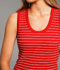 Ribbed Contour Tank Top