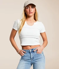 Waffle Knit T-Shirt