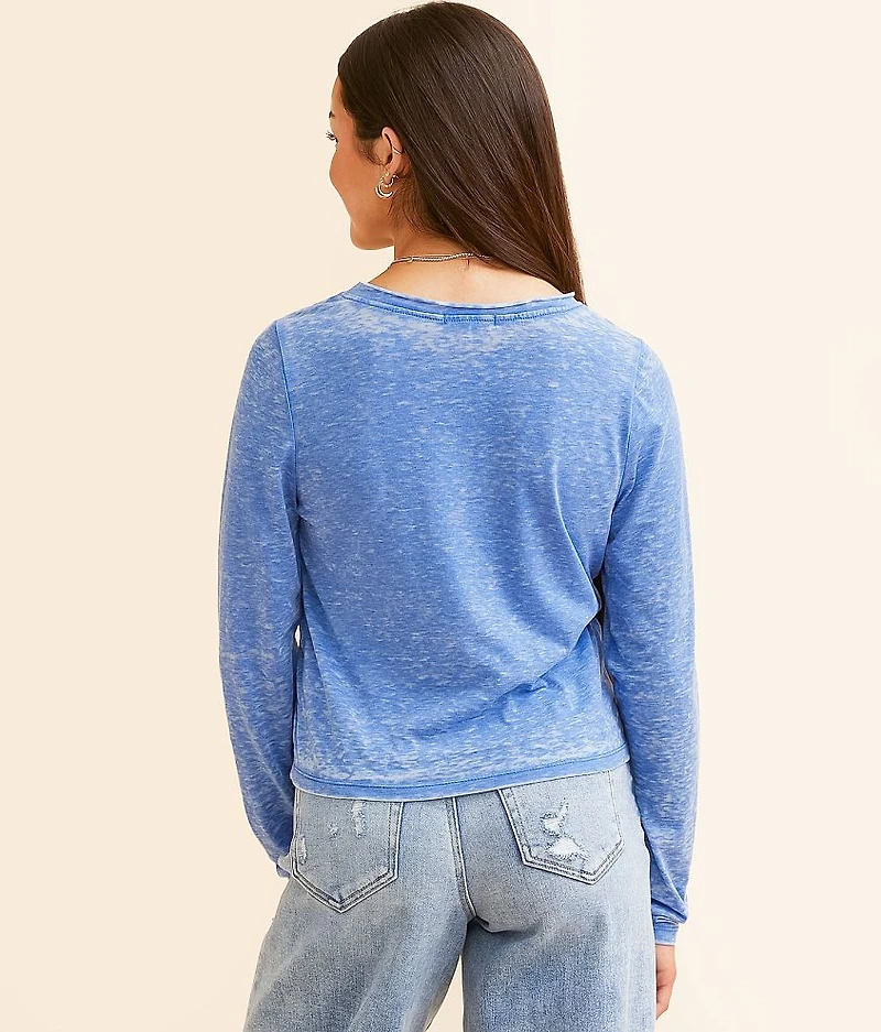 Burnout Cropped Top