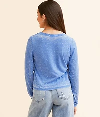 Burnout Cropped Top