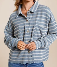 Striped Boxy Shirt