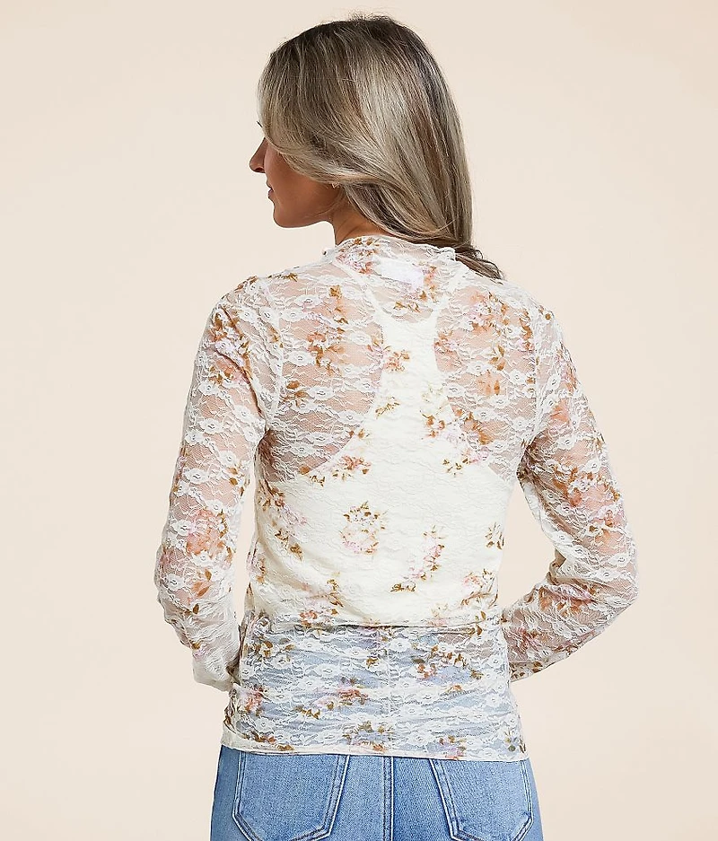 Floral Lace Top