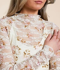 Floral Lace Top