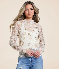 Floral Lace Top