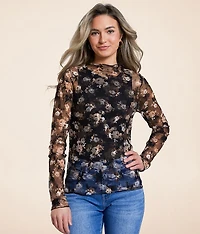 Floral Lace Top