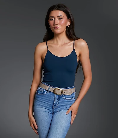 Buckle Black Shaping & Smoothing Tank Top