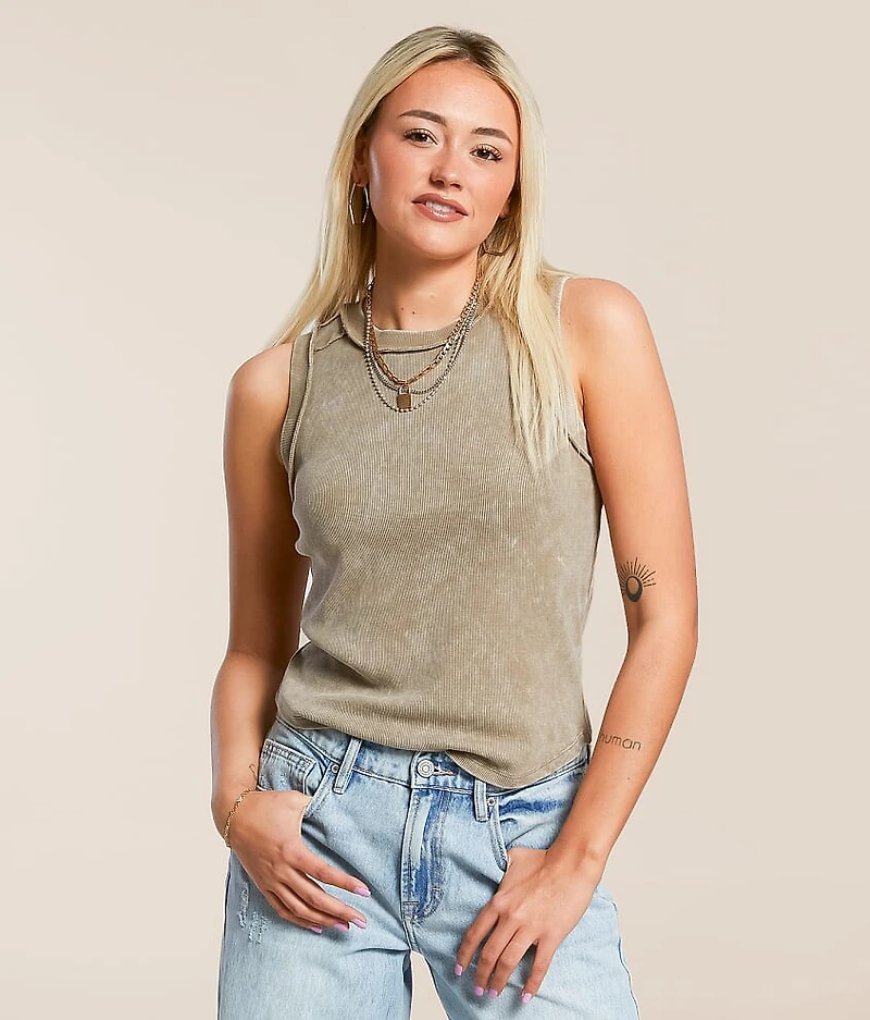 Washed Tank Top