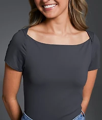 Boatneck Black Shaping & Smoothing Top