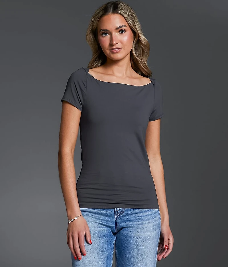 Boatneck Black Shaping & Smoothing Top