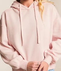 Boxy Hooded Sweatshirt