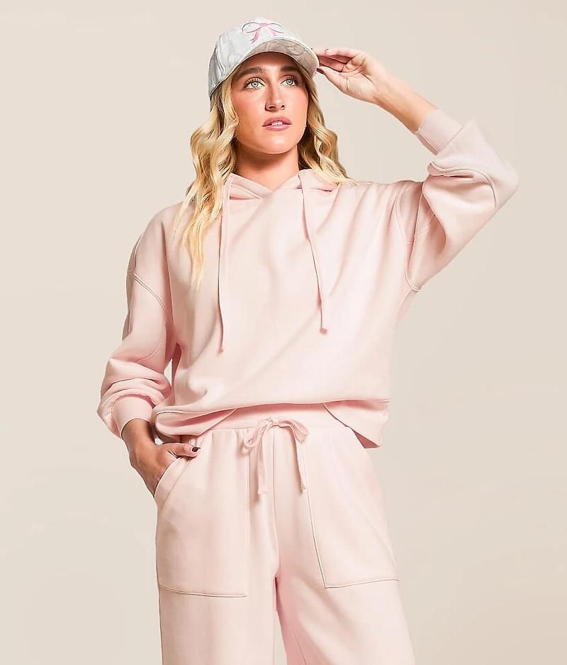 Boxy Hooded Sweatshirt