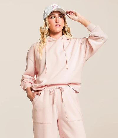 Boxy Hooded Sweatshirt