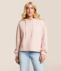 Boxy Hooded Sweatshirt