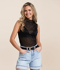 Floral Embroidered Tank Top