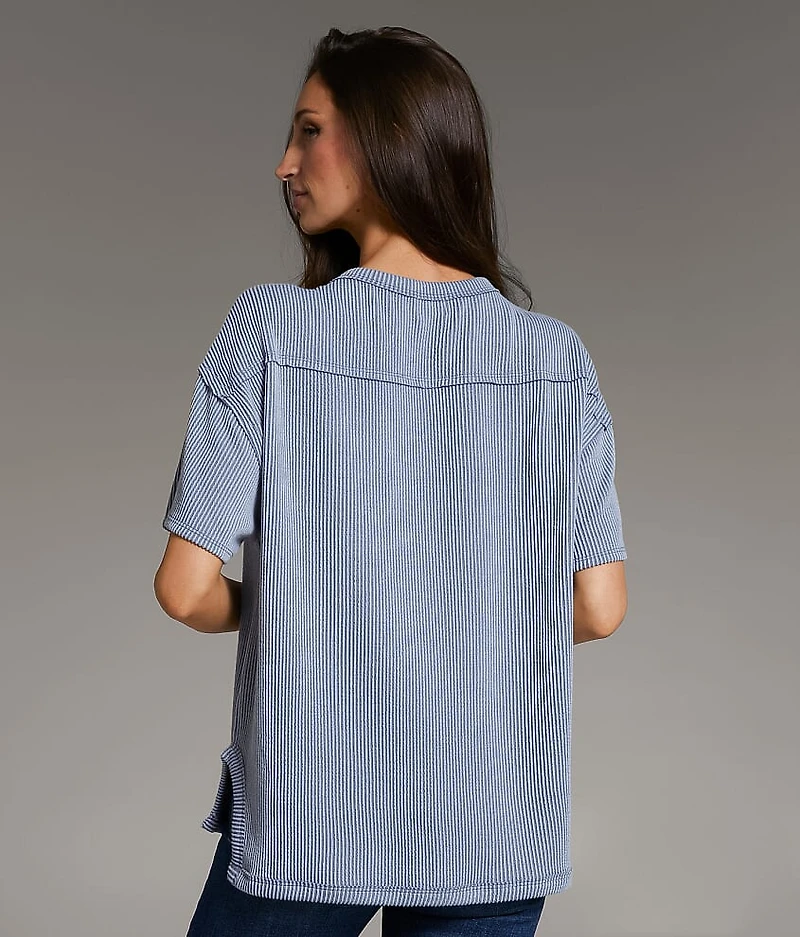 Ribbed Knit Top
