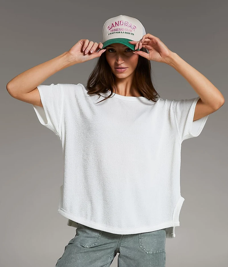 Ribbed Knit Top