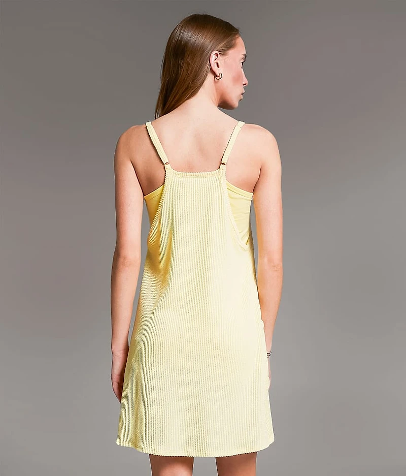 Ribbed Romper Dress