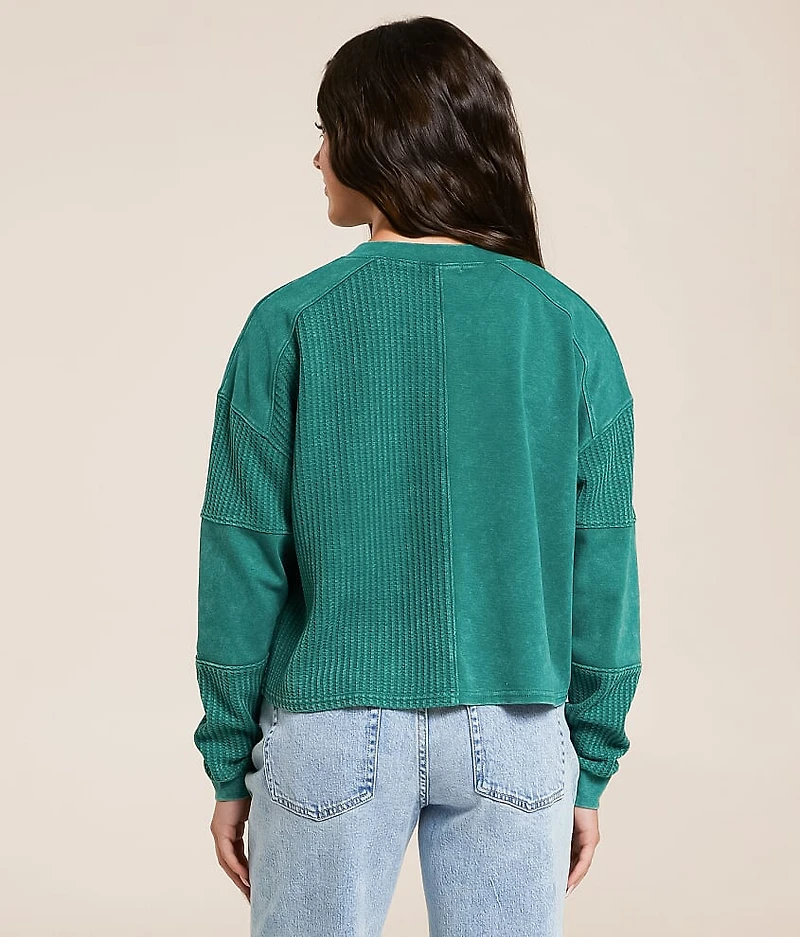 Pieced Henley