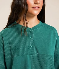 Pieced Henley