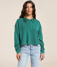 Pieced Henley