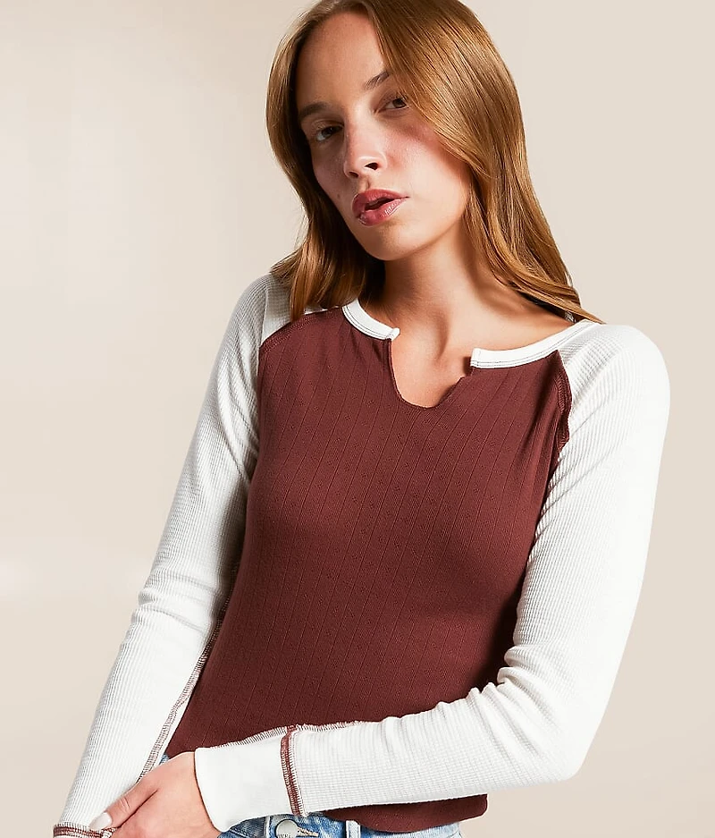 Pointelle Top
