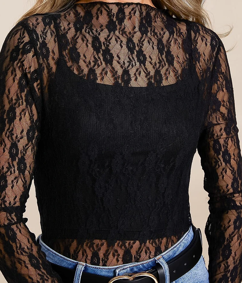 Floral Lace Top