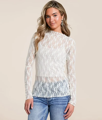 Floral Lace Top