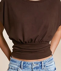 Banded Dolman Top