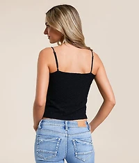 Lace Cropped Tank Top