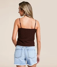 Lace Cropped Tank Top