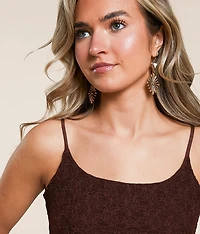 Lace Cropped Tank Top