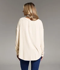 Ribbed Henley