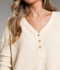 Ribbed Henley