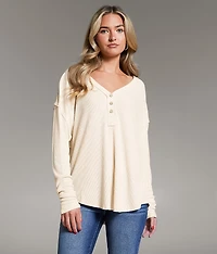 Ribbed Henley