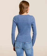 Washed Rib Knit Top