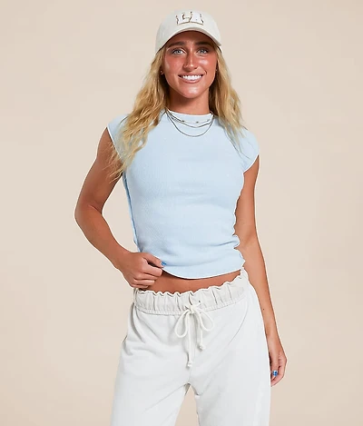Gilded Intent Cap Sleeve T-Shirt