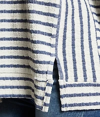Textured Stripe Top