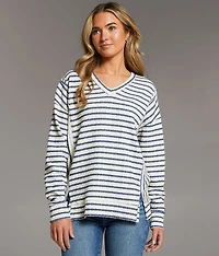 Textured Stripe Top
