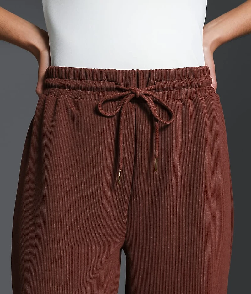 Ribbed Wide Leg Pant