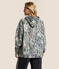 Oversized Camo Hooded Sweatshirt