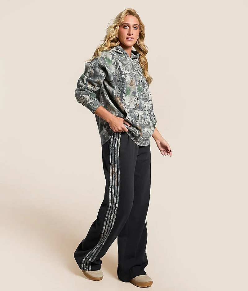 Oversized Camo Hooded Sweatshirt