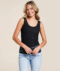 Floral Lace Tank Top