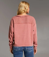 Waffle Knit Top