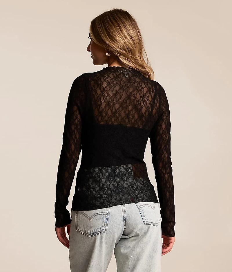 Sheer Lace Top